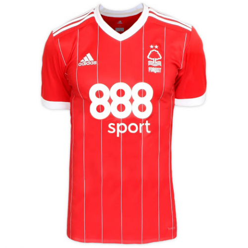 2017-18 Nottingham Forest Home Soccer Jersey